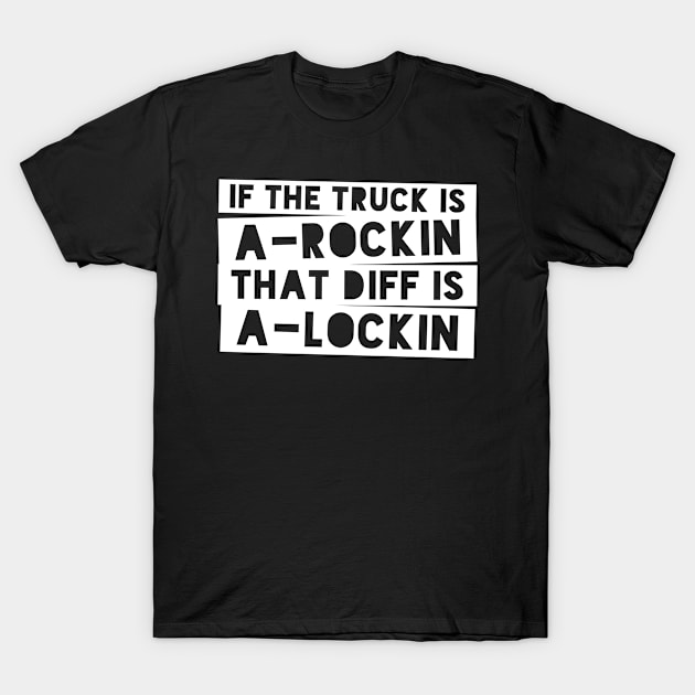 That Diff is a-lockin - Stencil T-Shirt by neodhlamini